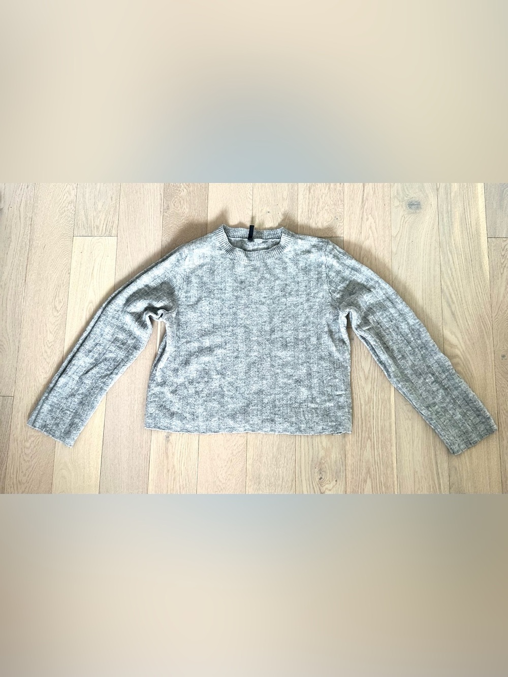 H&M Light Heather Gray Crewneck Sweater